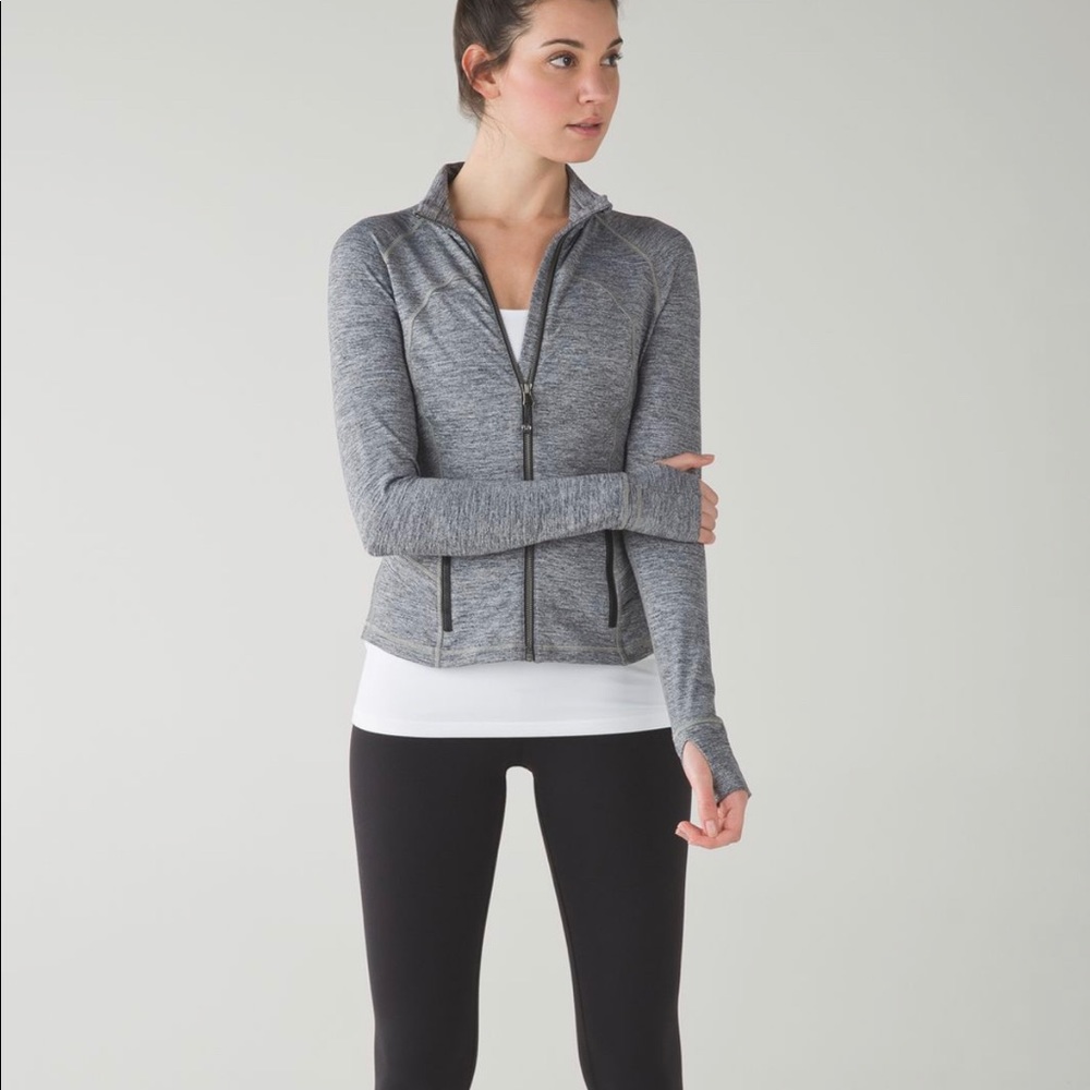 Lululemon Peplum Jacket (hustle in your bustle)